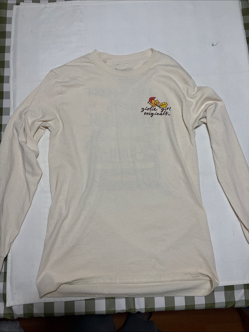GIRLIE GIRL FALL THEMED LONG SLEEVE T SHIRT